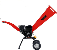 Broyeur de branches de jardin Ducar 212cc, mini broyeur de bois, capacité 60 mm pour branches fraîches