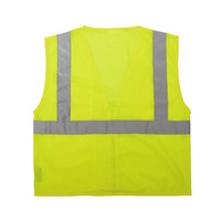 Chaleco Reflectante de Alta Visibilidad con Múltiples Bolsillos, ANSI/ISEA107 Clase 1, Transpirable, de Secado Rápido, para Seguridad Vial