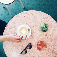 Panneau intérieur en ciment terrazzo préfabriqué perforé sur mesure, couleur rose, haute résistance à la compression 40 MPa