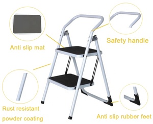 Thang Nhẹ 2 Bậc Thang <span class=keywords><strong>V</strong></span>ới Lan Can Sử Dụng Nhà - Product Image 4