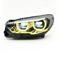 Pièces automobiles SJC, phare LED pour BMW Série 5 GT-F07 2010-2017, mise à niveau des phares, double couleur jaune et blanc, feux de jour DRL, lampes avant