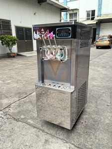 Crème glacée à la glace commerciale chinoise Softserve <span class=keywords><strong>Softice</strong></span> Softy Fabrication de crème glacée molle à 3 saveurs Prix de la machine à crème glacée - Product Image 5