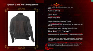 Ropa de Seguridad Profesional Personalizable AmpsafeX, Transpirable, Anti-Corte, de HPPE y Cuero, Resistente a Cortes, para Cuello y Manos - Product Image 3