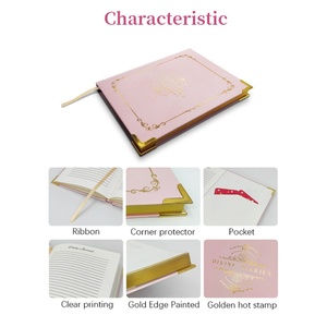 Carnet à couverture rigide, services d'impression personnalisés, logo personnalisé en estampage à chaud, couverture en papier, journal intime, journal de soins personnels - Product Image 4