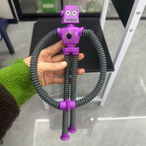 Jouets de Noël en plastique télescopique pour le Nouvel An, décorations de Noël, jouets à ventouse pour enfants et farces pratiques - Product Image 6