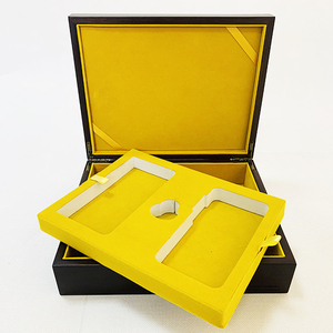 Hot Sale High Quality Wooden Men's <b>Watch</b> Display Box Modern Home Decor Customizable Color Single <b>Watch</b> Storage <b>Case</b> Custom Logo - Product Image 3