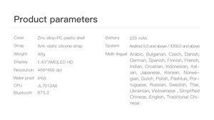 Nouvelle arrivée 2025 Montre connectée à écran rond pour hommes et femmes IP68 Étanche Moniteur de fréquence cardiaque Suivi de la forme physique Reloj Inteligente ZW10AMD - Product Image 6