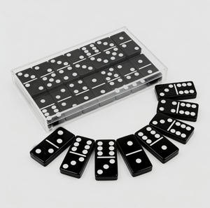 Juego de Dominó de Acrílico Personalizado para Juegos en Casa y Fiestas Temáticas, Clientes Corporativos, Casinos y <span class=keywords><strong>VIPs</strong></span> como Regalos Ejecutivos Premium - Product Image 1