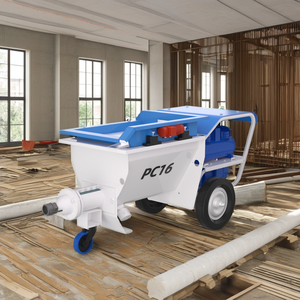 Máquinas pulverizadoras de pintura de alta eficiencia con gran capacidad de tolva, dispositivos de pulverización de mortero con bomba central, pulverizador de pintura giratorio de alta eficiencia - Product Image 1