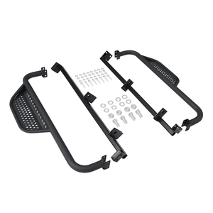 Golf Cart Accessories EZGO TXT Nerf Bar with Drop Down Side Step,Electric Nerf Bar Brackets - Product Image 1