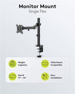 Adjustable Monitor <b>Stand</b> Arm for Ergonomic Desk Setup with 90 Degree Tilt Angle New Product - Product Image 5