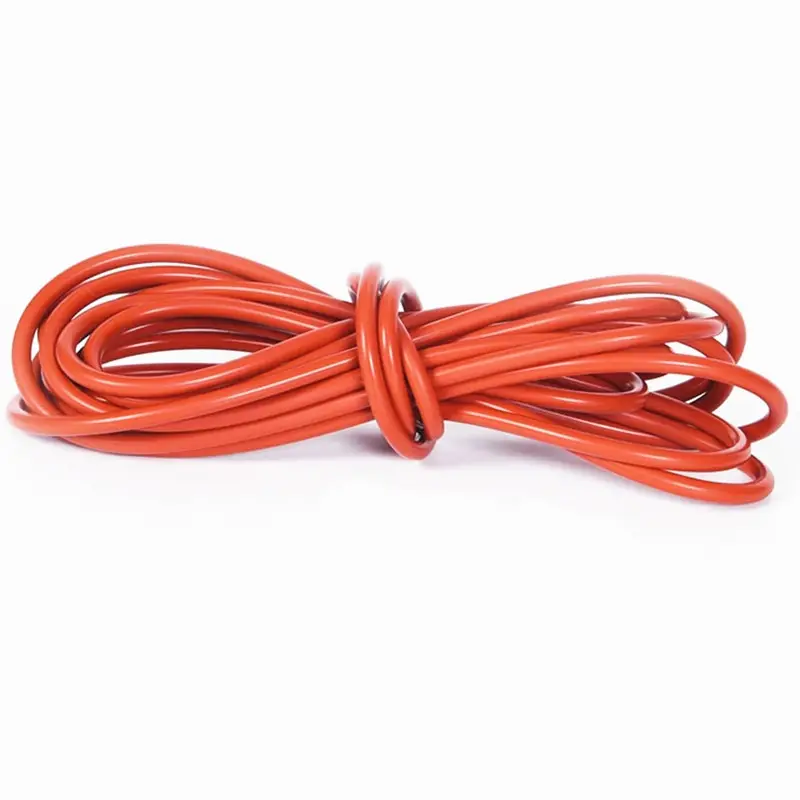 Màu đỏ Vòng đùn cao su chuỗi Rope Silicone dây