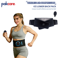 Nouveauté : Sac de thérapie par compression d'air sans fil chaud/froid pour le bas du dos, idéal pour la récupération des blessures sportives et les soins de santé