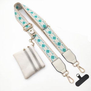 New Arrival Crossbody Cell Phone Strap with Zippered Pouch Clip and Go Strap Adjustable Phone <b>Lanyard</b> Neck Straps - Product Image 3