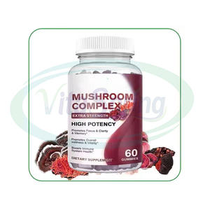 Gomitas de Hongos para Adultos OEM, Energía y Apoyo Cerebral, Extracto de Hongos Orgánico Vegano, Complejo de Vitaminas, Dosis Diaria de 2g - Product Image 1