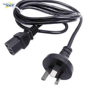 Cable de Alimentación de 3 Pines, Aislamiento de PVC XLPE, Cable de Aluminio y Cobre, Cables Eléctricos Domésticos, Enchufe Metálico, 250V, Cable para Computadora IEC - Product Image 1