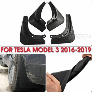 บังโคลนรถยนต์คุณภาพสูงสำหรับ Tesla Model 3 ปี 2016-2021 ป้องกันโคลนกระเด็น บังโคลนกันฝุ่น อุปกรณ์ตกแต่งรถยนต์ - Product Image 2