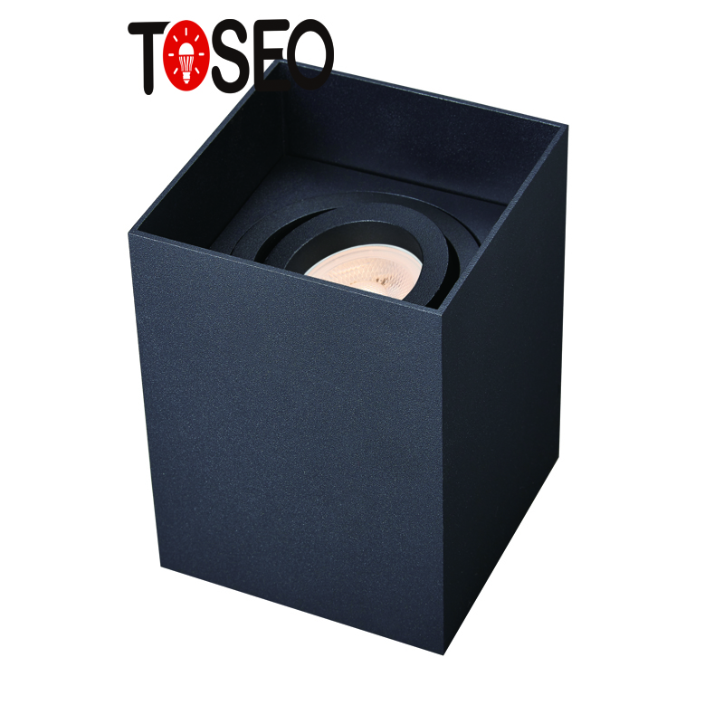 IP20 Surface Mounted LED Spotlights , Adjustable White Gu10 Downlights