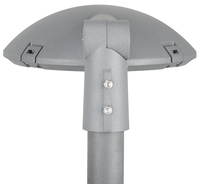 Lampe de rue LED à tête ronde de style européen en aluminium moulé sous pression 30w 40w 50w 60w 80w pour jardin