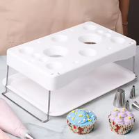 Support pliable pour poche à douille DIY, présentoir à pâtisserie, support pour poche à glaçage, plateau, support pour poche à crème, outils de pâtisserie