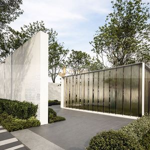 ANN4621 Bespoke Stainless Steel Coated Multi-Functional Durable <b>Decorative</b> <b>Screen</b> Partition Enhancing Modern Hotel Lobby - Product Image 1