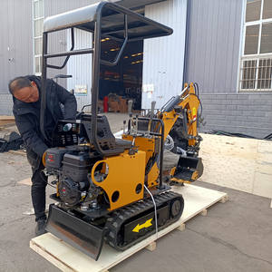 800kg Full Hydraulic Earth Moving Machinery Loader 4x4 Retroexcavadora Excavadora Equipo pesado Mini Loader con - Product Image 6