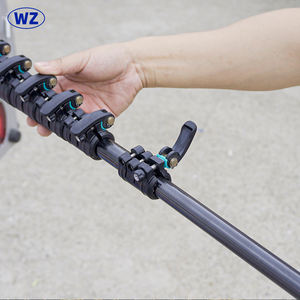 Poteau télescopique en fibre de carbone <span class=keywords><strong>pas</strong></span> <span class=keywords><strong>cher</strong></span> prix personnaliser bonne <span class=keywords><strong>pince</strong></span> de verrouillage <span class=keywords><strong>à</strong></span> rabat en nylon <span class=keywords><strong>pince</strong></span> supplémentaire pour votre propre adaptateur - Product Image 2