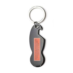 พวงกุญแจเหรียญรถเข็นช็อปปิ้ง สแตนเลส สำหรับตลาดยุโรป - Product Image 5