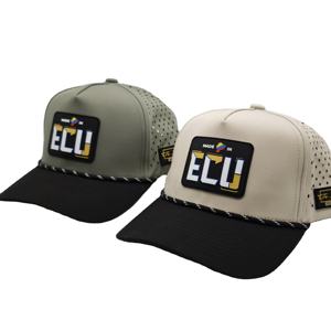 قبعة سناب باك مقاومة للماء بشعار مطاطي مخصص وحافة منحنية - Product Image 2