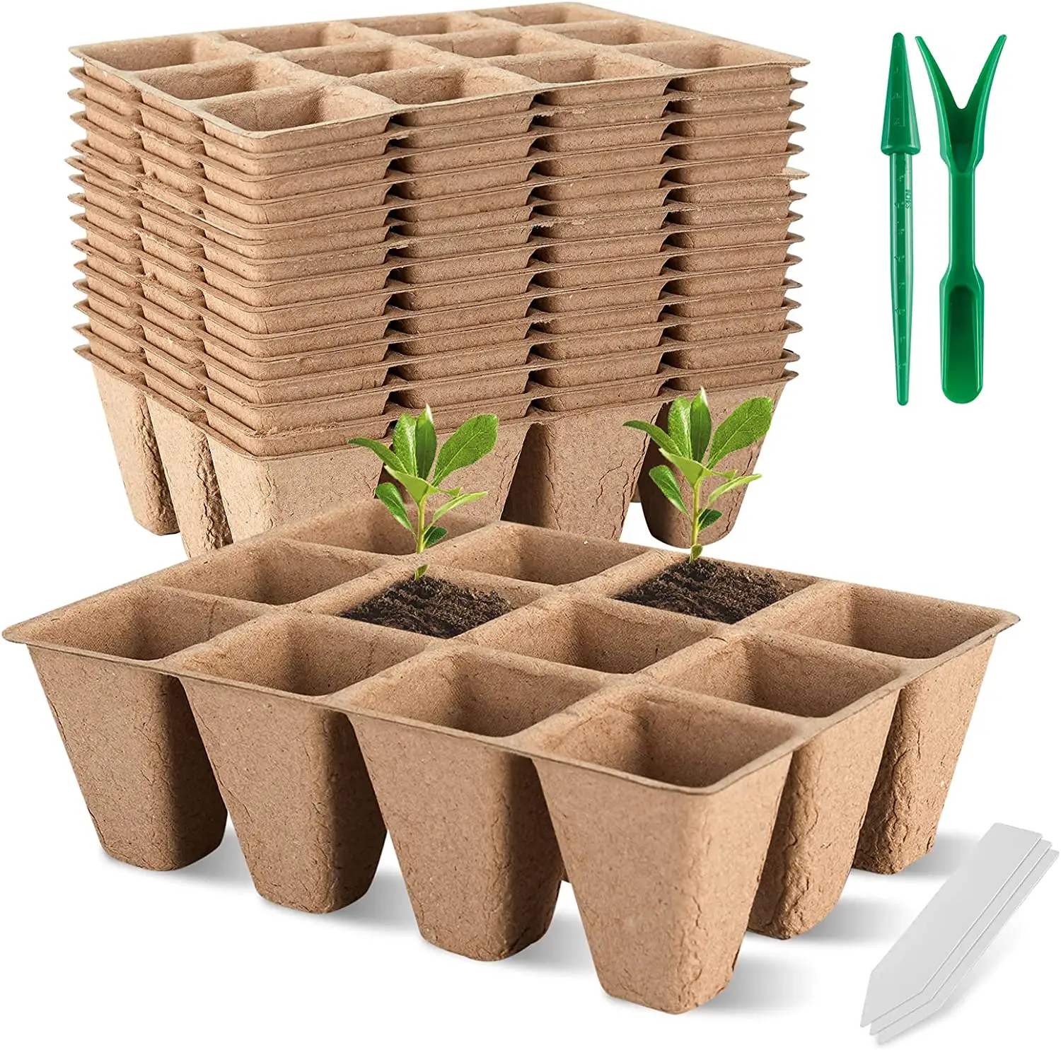 Yuchen Hot Sale Garden Supplies Grow Coconut Paper Planting Manufacturing Seedlings Biodegradable Paper Pots