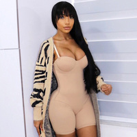 Offre Spéciale Femmes Vêtements Sexy Moitié Soutien-Gorge Sling Salopette Taille Haute Butt Levage Shorts Sport Salopette