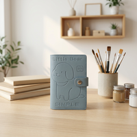 Cubierta de Carpeta A6 con Anillas, Hojas de Repuesto para Planificador Diario Sin Fecha, Cuaderno Mini Personalizado con Diseño Kawaii de Dibujos Animados