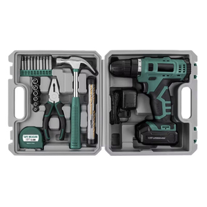 <b>12V</b> Cordless Drill Driver Kit With <b>Battery</b> And <b>Charger</b> For Home Garage Use - Product Image 2
