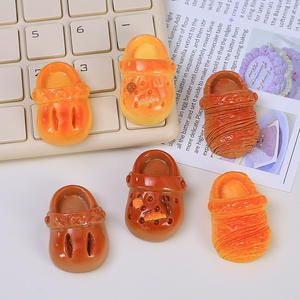 Accessoires en résine, colle crème, DIY, ornements faits main pour pinces à <span class=keywords><strong>cheveux</strong></span>, décorations florales pour chaussures, pantoufles en forme de pain simulé - Product Image 1