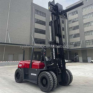 Hiasie מחיר המפעל 5t 6t 7t 8t 10t 12t isuzu יפני/מיצובישי/קומינס מנוע עם מונית ומקלפת דיזל מלגזה