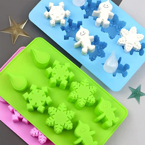 Silicone Mold for Chocolate Cookie Cake Soap <b>Christmas</b> Baking Mold Customized Silicone Cake Mold - Product Image 4