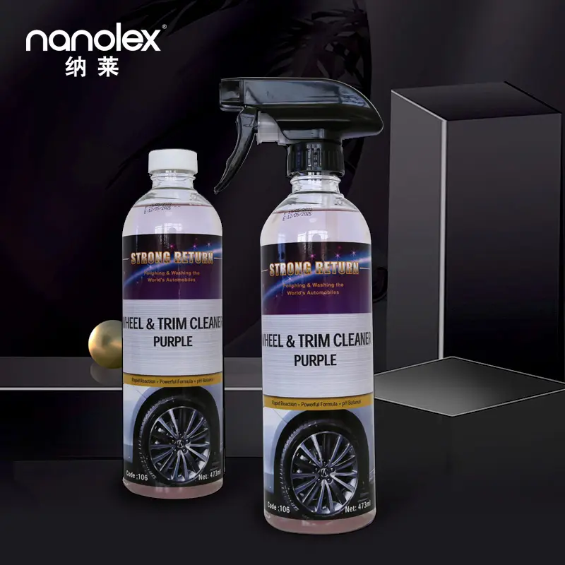 Nanolex 106 Wheel Rim Cleaner (500ml) High-Quality Acid Free Rim Cleaner for Aluminum & Steel Rims