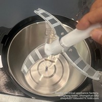 Picadora de Carne Eléctrica de Acero Inoxidable de 6L, 1000W, Nivel 3 de Eficiencia Energética, Procesador de Alimentos de Gran Capacidad para el Hogar, Doble Mezcla