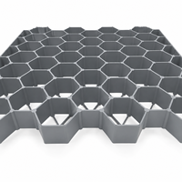 Grille de pavage en HDPE haute résistance, pavés en plastique emboîtables pour allée, drainage de pelouse et renforcement de barrage