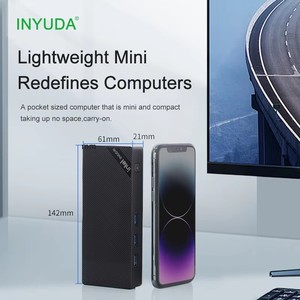 Inyuda máy tính <span class=keywords><strong>mini</strong></span> Intel N200 256GB 12GB DDR5 wifi6 tuyệt vời Dung lượng lưu trữ di động công nghiệp <span class=keywords><strong>Mini</strong></span> PC - Product Image 6