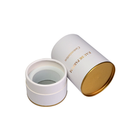 Botol parfum transparan, botol kaca silinder OEM 30ml/50ml/100ml dengan tabung hadiah dan tas