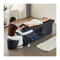 Thérapie de circulation d'eau de lit de shampooing de Spa de tête japonaise professionnelle portative pour des écoles d'hôtels aucune plomberie requise pour le salon