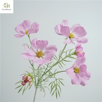 Flor de Margarita Cosmos de Tela de Seda Artificial de Alta Simulación Hecha a Mano para Decoración del Hogar, Centro de Mesa para Bodas, Regalo de San Valentín