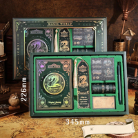 Kit de scrapbooking esthétique vintage, kit de journal, papeterie, cadeau, ensemble de carnet de notes A5 avec autocollants, bloc-notes