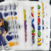 Autocollants personnalisés imprimés – Derniers modèles de nœuds prêts à presser – Transferts thermiques de haute qualité en plastisol, designs DTF, transfert facile