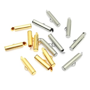 Manchon creux en acier inoxydable pour boucle de bijoux, plaqué or et argent, forme rectangulaire, accessoires DIY pour la fabrication de bracelets - Product Image 5