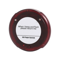 Système de téléavertisseur de restaurant sans fil Système d'appel étanche 20 sous-verres Buzzers Double base de charge pour aire de restauration