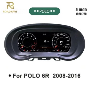 Roadnavi LCD cụm kỹ thuật số cho VW <span class=keywords><strong>Polo</strong></span> 6R 2008-2016 Bảng điều khiển Bảng điều khiển đồng hồ tốc độ - Product Image 2