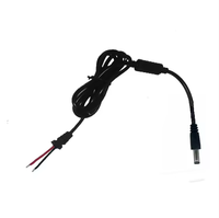 Câble d'alimentation DC pour ordinateur portable, adaptateur de chargeur, prise mâle/femelle à douille cylindrique, 2 conducteurs en cuivre, PVC, 5.5x2.5mm