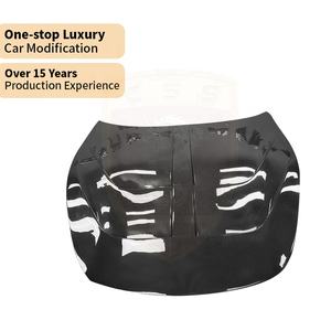 Kit carrosserie en carbone sec style MSY pour Ferrari Roma : Lame de pare-chocs avant, garnitures de phares, jupes latérales, capot, diffuseur arrière, ailerons - Product Image 4